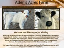 Livestock breeder web design