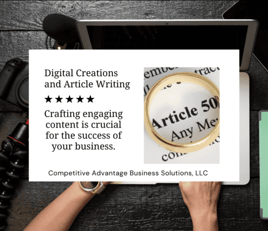 Content creations at Competitive Advantage